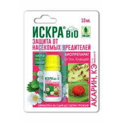 ИСКРА  БИО  / АКАРИН /  10 мл  от тли  и клеща, грызущих и сосущих насекомых