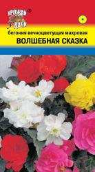 цв. одн. БЕГОНИЯ ВОЛШЕБНАЯ СКАЗКА МАХРОВАЯ вечноцветущая / Урожай у Дачи /