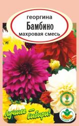 цв. одн. ГЕОРГИНА БАМБИНО МАХРОВАЯ СМЕСЬ / АГРО САД / НОВИНКА !!!
