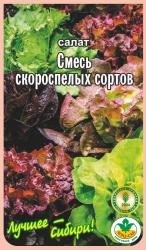  салат СМЕСЬ СКОРОСПЕЛЫХ СОРТОВ /  АГРО САД /  НОВИНКА !!!