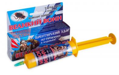 ВЕЛИКИЙ  ВОИН  гель отсадовых и домашних МУРАВЬЕВ 45 г (синий)