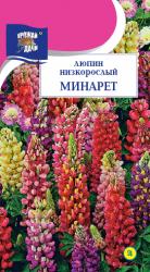 цв.мног. ЛЮПИН МИНАРЕТ НИЗКОРОСЛЫЙ СМЕСЬ / Урожай у Дачи /