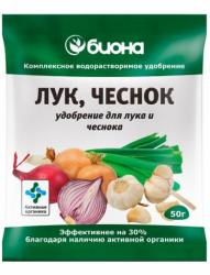БИОНА ЛУК ЧЕСНОК  50 г