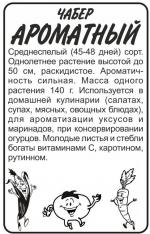 чабер ароматный